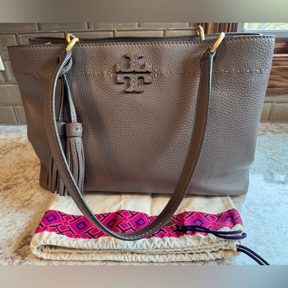Tory Burch McGraw Triple-Compartment Handbag